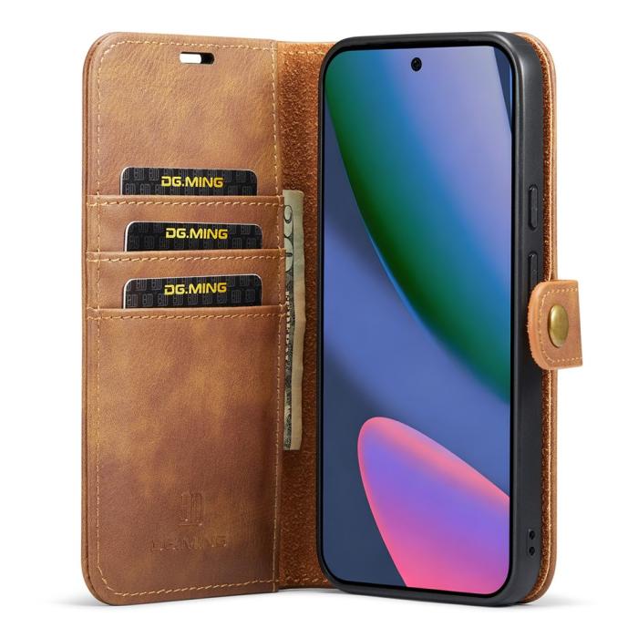 Bild 3, DG.MING DG.MING Google Pixel 11 Pro XL Fodral Magnet 2in1 Brun
