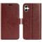  Samsung Galaxy A07 Fodral Crazy Horse Läder Brun