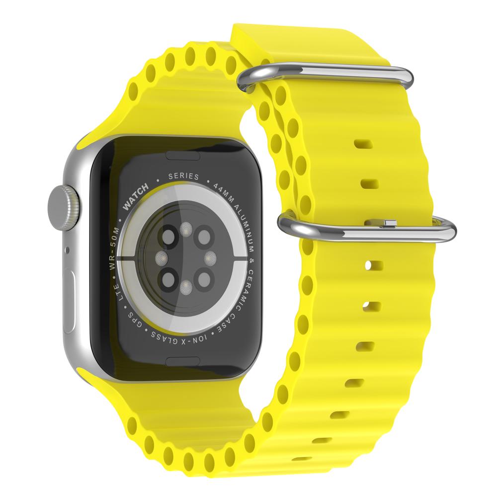 ColorPop Apple Watch 42/44/45/46/49 mm Armband Ocean Wave Gul