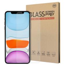  iPhone 12 / 12 Pro - Sk&auml;rmskydd i H&auml;rdat Glas