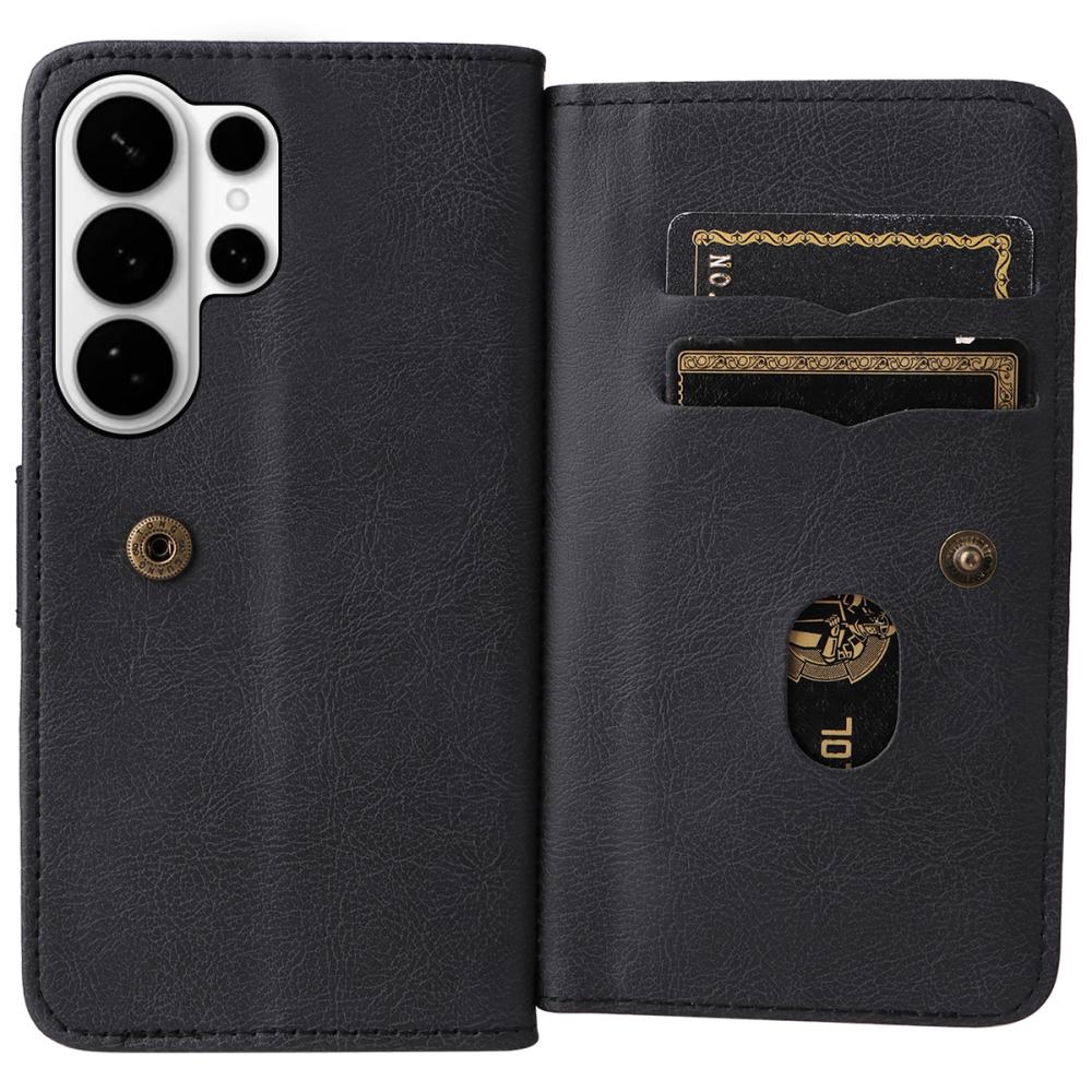  Samsung Galaxy S26 Ultra Fodral Multifunktionellt Läder Svart