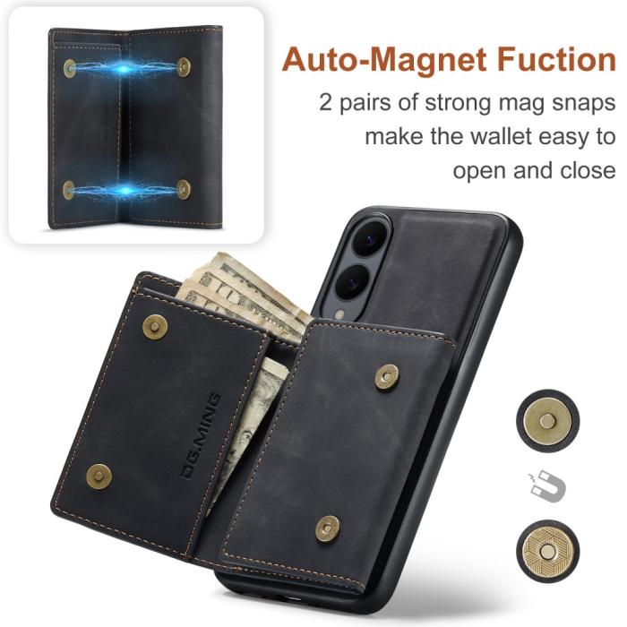 Bild 6, DG.MING DG.MING Galaxy S25 Edge Skal 2in1 Magnetiskt Avtagbart Kortfack