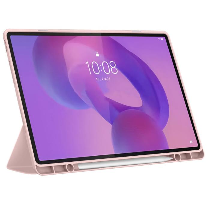 Bild 4, Tech-Protect Tech-Protect Lenovo Idea Tab Plus Fodral SC Pennhållare Rosa