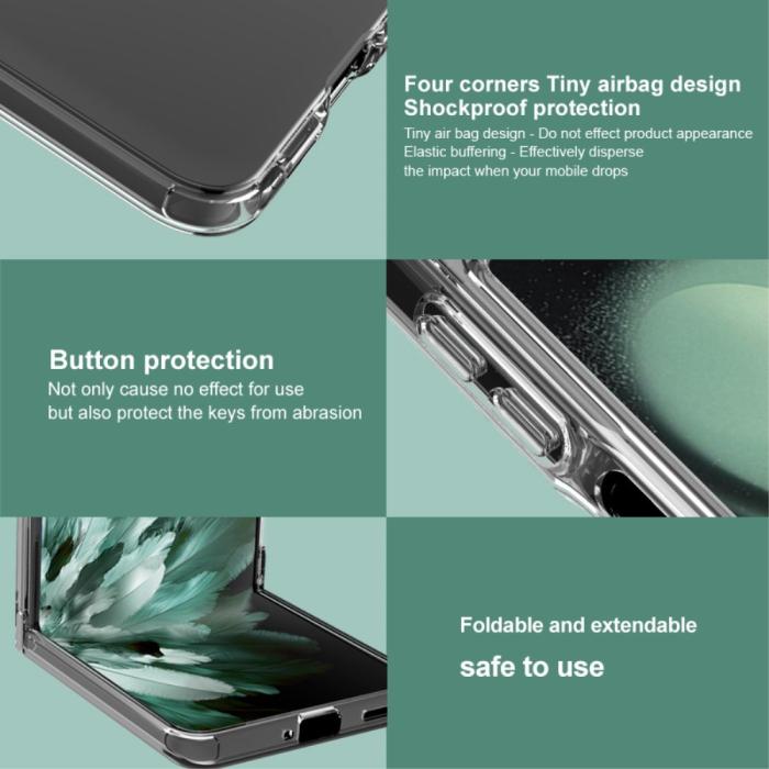 Bild 6, IMAK IMAK Motorola Razr 60 / 50 5G Skal TPU Transparent