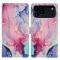  iPhone 17 Pro Max Fodral Med Tryck Rosa Marmor