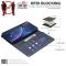 BINFEN BINFEN iPhone 17 Pro Max Fodral RFID Läder Blå
