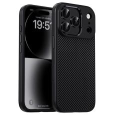 IPAKY IPAKY iPhone 17 Pro Max Skal TPU Kolfiber Textur Svart