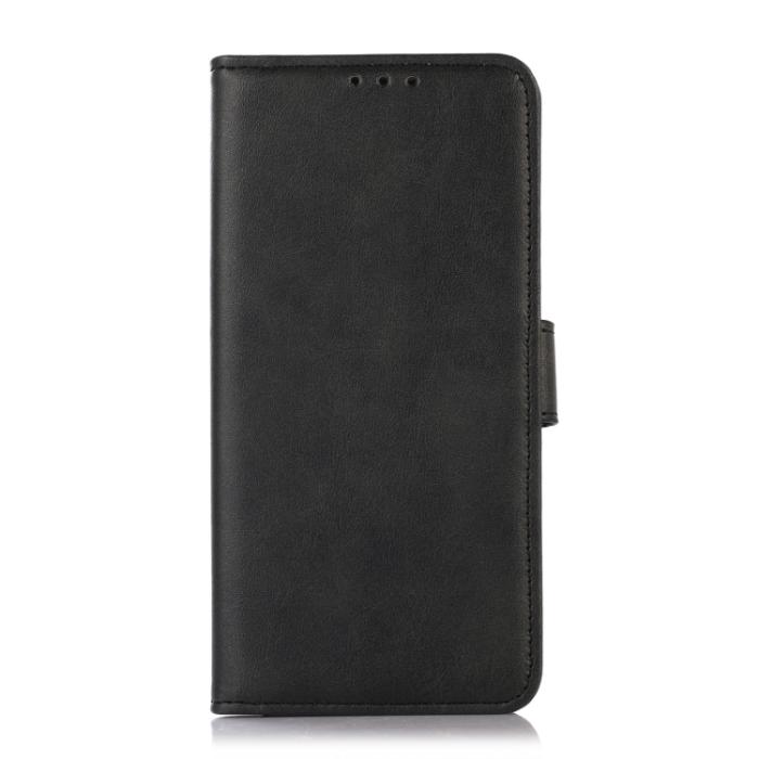 Bild 2,  Motorola Moto G73 5G Fodral Solid Läder Svart
