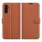  Samsung Galaxy A04s / A13 5G Fodral Litchi Läder Brun