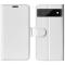  Google Pixel 7 Fodral Crazy Horse Läder Vit