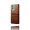 KSQ OnePlus 9 - KSQ Skal Med Kortfack - Brun
