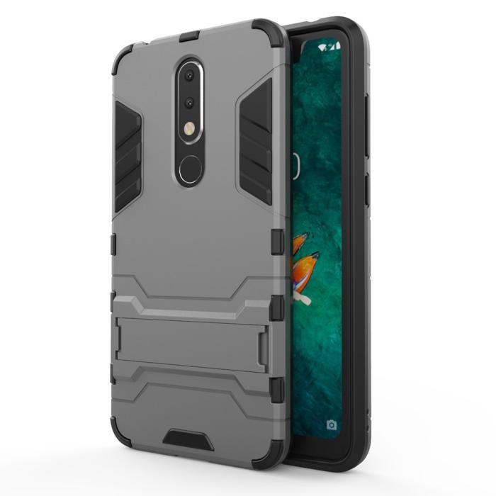 Bild 2,  Nokia 5.1 Plus - Armour Skal - Grå