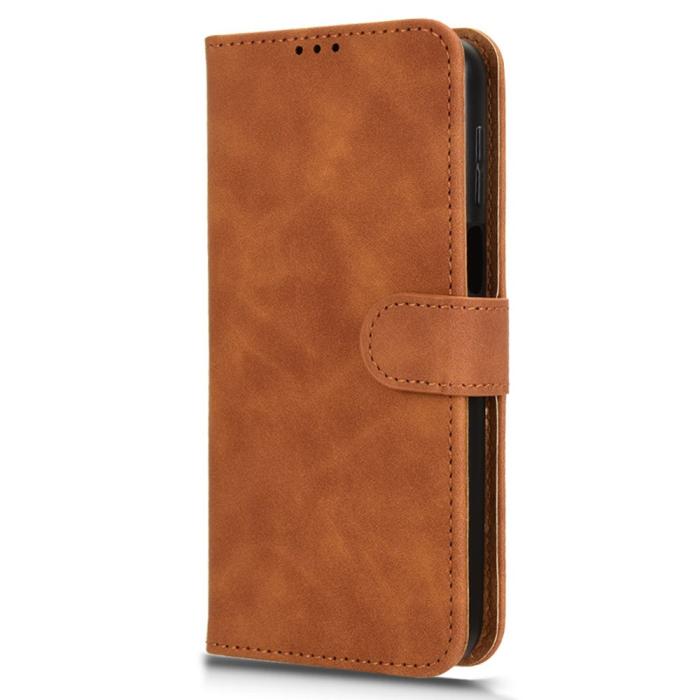 Bild 5,  Motorola Moto G55 5G Fodral Läder Brun