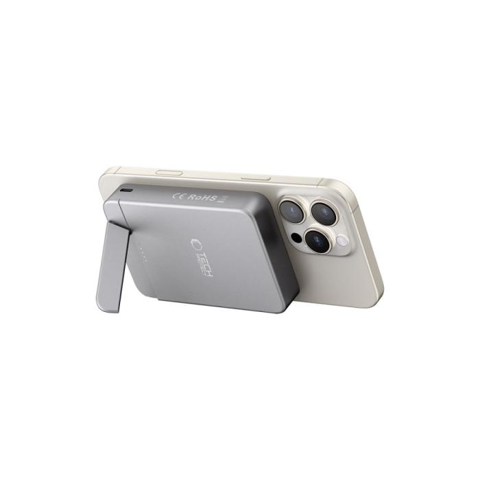 Bild 3, Tech-Protect Tech-Protect 10000 mAh MagSafe Powerbank LifeMag Space Grey