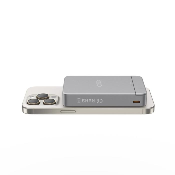Bild 5, Tech-Protect Tech-Protect 10000 mAh MagSafe Powerbank LifeMag Space Grey