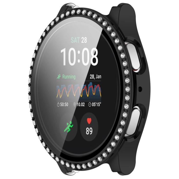 Bild 2,  Galaxy Watch 7 44 mm Skal Med Skärmskydd Strass Svart