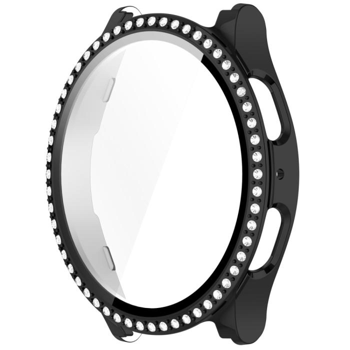 Bild 4,  Galaxy Watch 7 44 mm Skal Med Skärmskydd Strass Svart