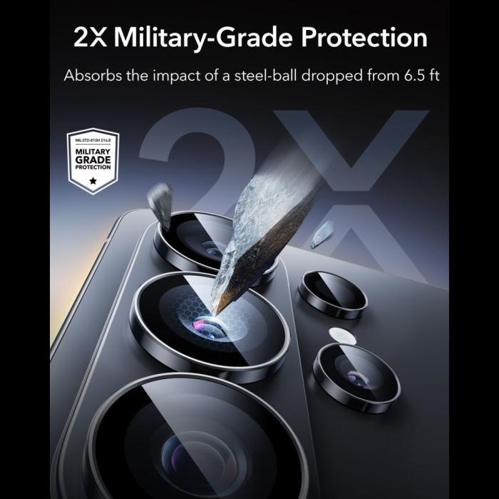 Bild 4, ESR ESR Samsung Galaxy S26 Ultra Linsskydd Armorite Svart