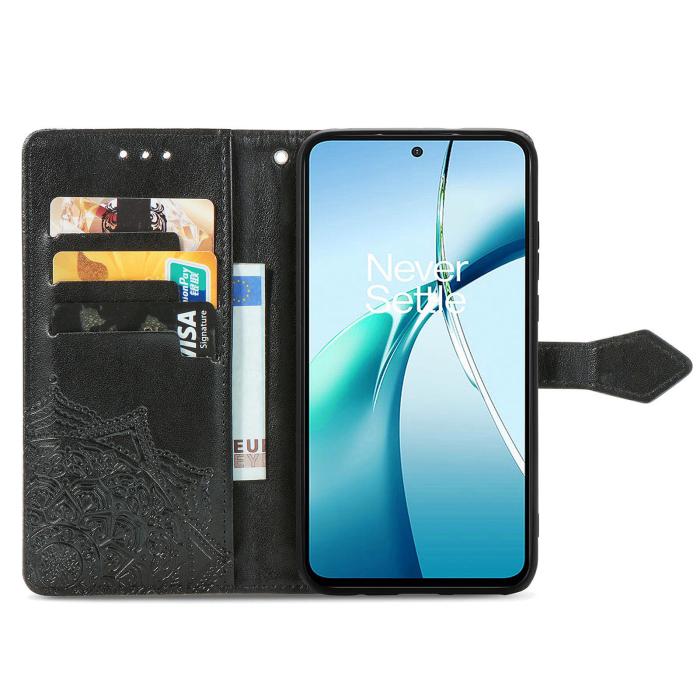 Bild 2,  Xiaomi 17T Fodral Läder Mandala Svart