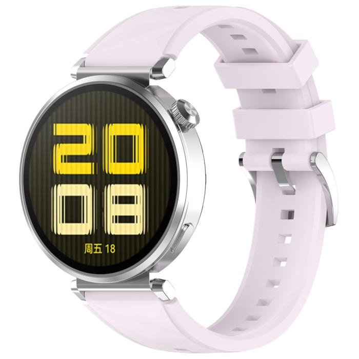 Bild 3,  Huawei Watch GT 6/5/4 41 mm/5 Pro 42 mm Armband Silikon Lila