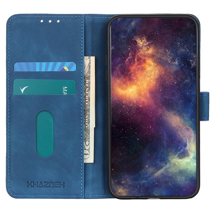 Bild 3, KHAZNEH KHAZNEH Galaxy A35 5G Fodral Retro Läder Blå
