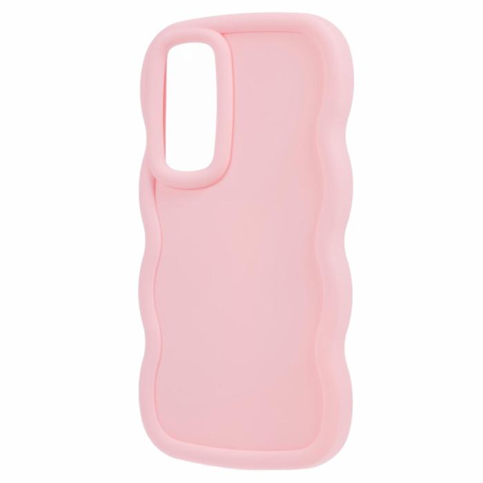 Bild 3,  Samsung Galaxy S25 Mobilskal Wavy Ljus Rosa