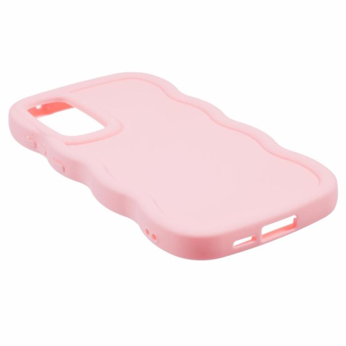 Bild 4,  Samsung Galaxy S25 Mobilskal Wavy Ljus Rosa