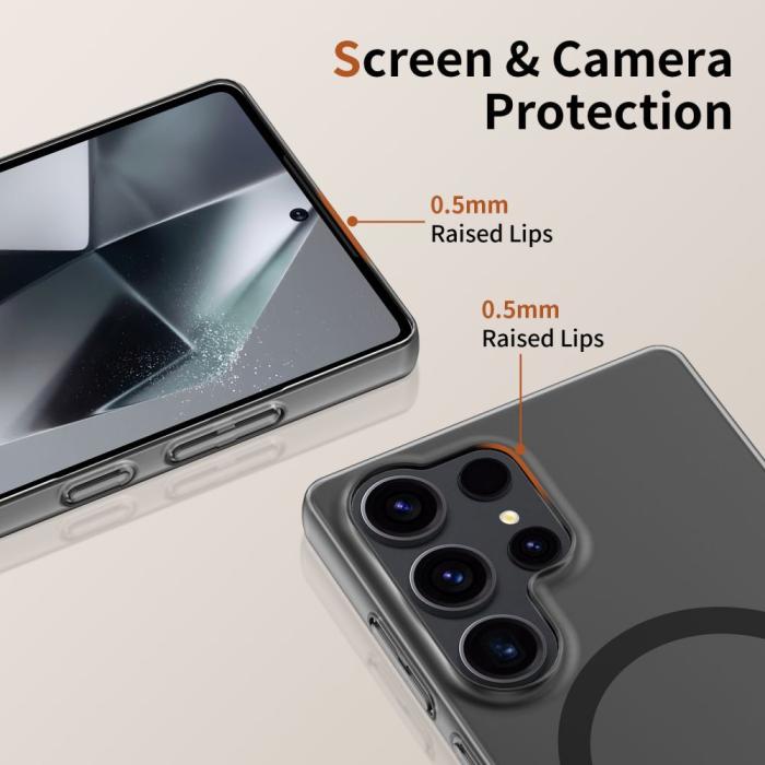 Bild 3, Tech-Protect Tech-Protect Galaxy S25 Edge Skal MagSafe MagSlim Matt Svart