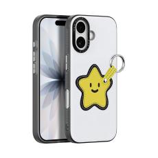 DUX DUCIS DUX DUCIS iPhone 17 Skal PU-L&auml;der Stj&auml;rna Vit