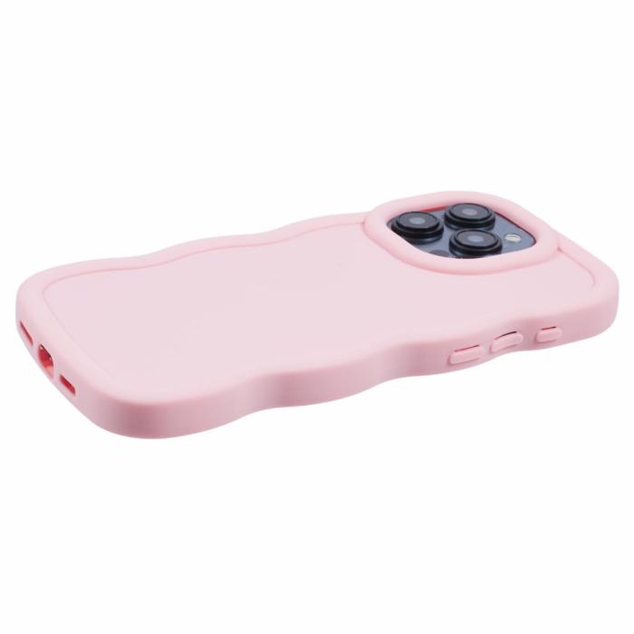 Bild 5,  iPhone 13 Pro Max Mobilskal Wavy Ljus Rosa
