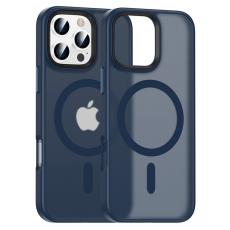  iPhone 16 Pro Max Skal MagSafe Hybrid M&ouml;rk Bl&aring;