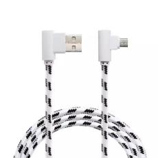 2M Micro USB Vinklad Kabel - Vit