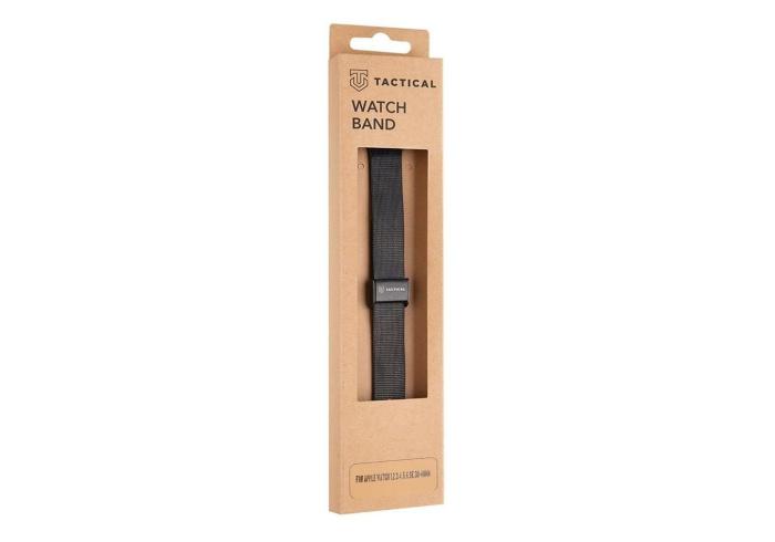 Bild 2, Tactical Tactical Apple Watch 38/40/41/42 mm Milanese Armband - Svart