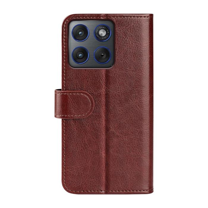Bild 6,  Motorola Edge 70 Fodral Crazy Horse Läder Brun