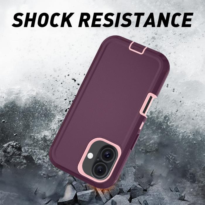 Bild 5,  iPhone 16 Skal Extreme Shockproof Hybrid Vinröd