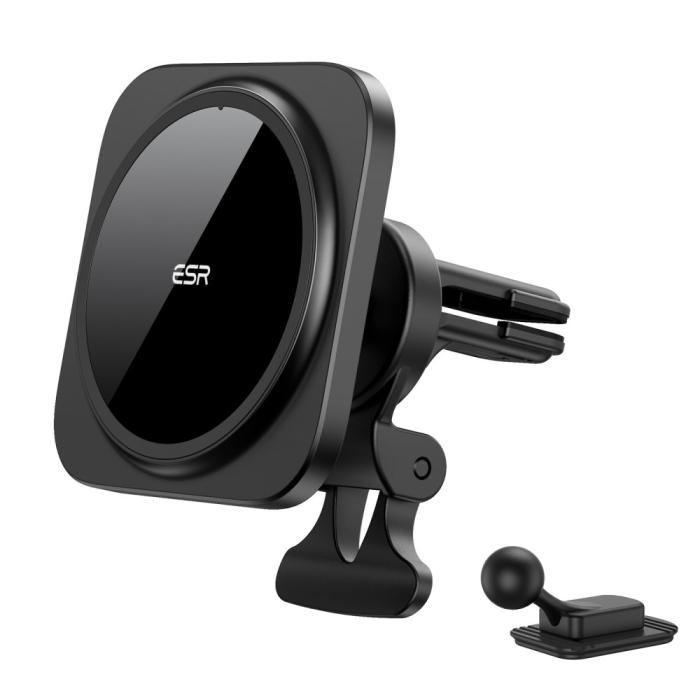 Bild 2, ESR ESR Magnetisk MagSafe HaloLock Billaddare Ventilation Svart