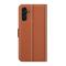  Samsung Galaxy A04s / A13 5G Fodral Litchi Läder Brun