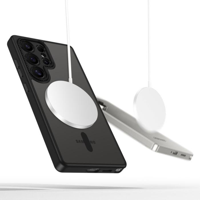 Bild 6, Tech-Protect Tech-Protect Galaxy S25 Ultra Skal MagSafe MagCam Matt Svart