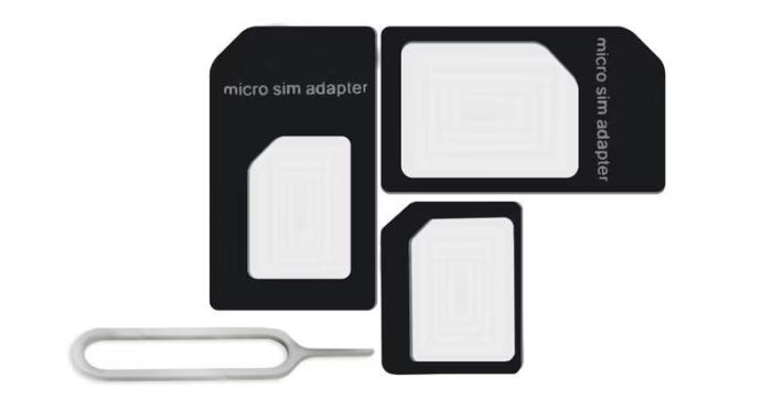 Bild 2,  NOOSY Sim-Korts koventerare För Nano Sim-Kort - Svart