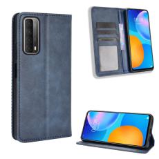 Huawei P Smart (2021) - Retro Flip Fodral - Bl&aring;