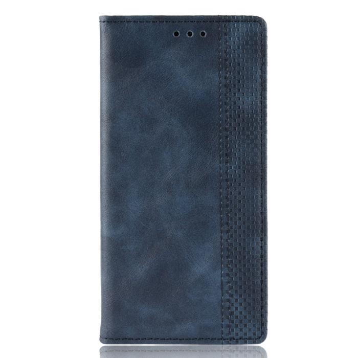 Bild 2,  Huawei P Smart (2021) - Retro Flip Fodral - Blå