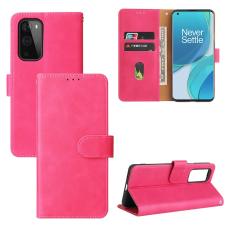  OnePlus 9 - Silkeslent L&auml;der Fodral - Rosa