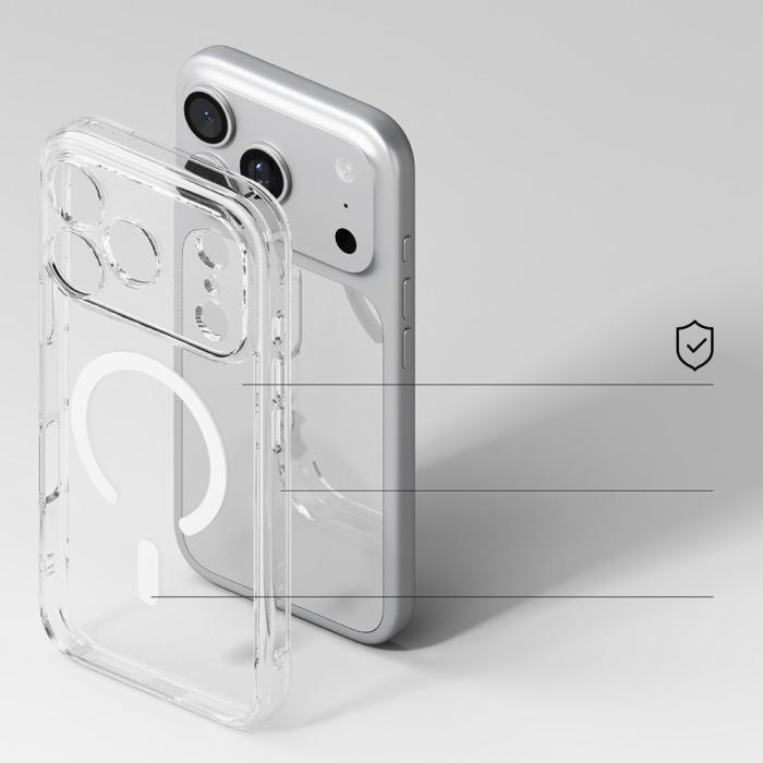 Bild 4, Ringke Ringke iPhone 17 Pro Skal MagSafe Fusion Transparent