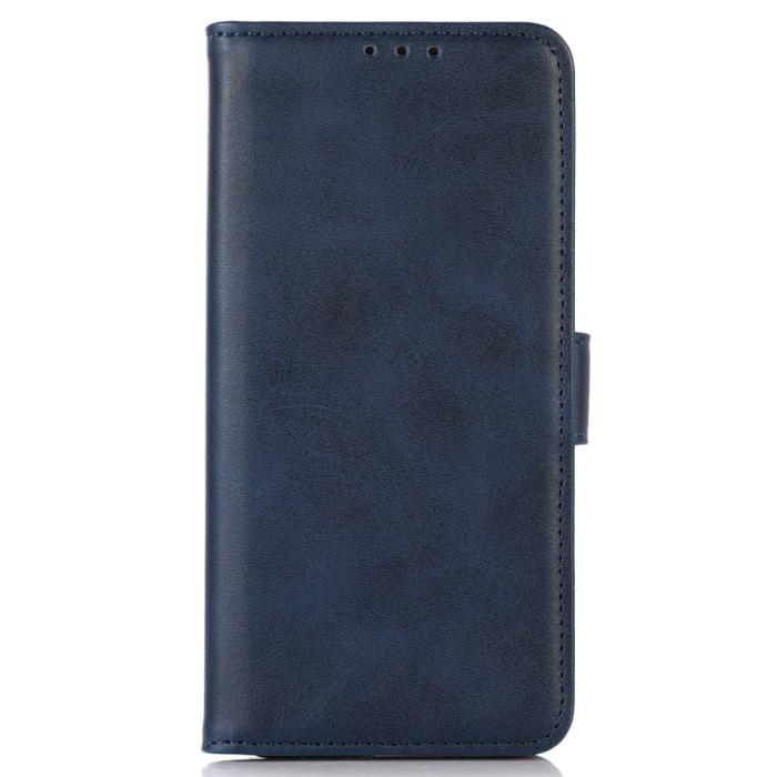 Bild 6,  Motorola Edge 50 Neo Fodral Läder Blå