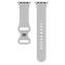 ColorPop Silikon Armband Butterfly Apple Watch 42/41/40/38 mm (S/M) Grå