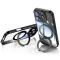  iPhone 16 Pro Max Skal MagSafe Kickstand Transparent/Svart