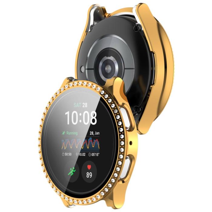 Bild 3,  Galaxy Watch 7 44 mm Skal Med Skärmskydd Strass Guld