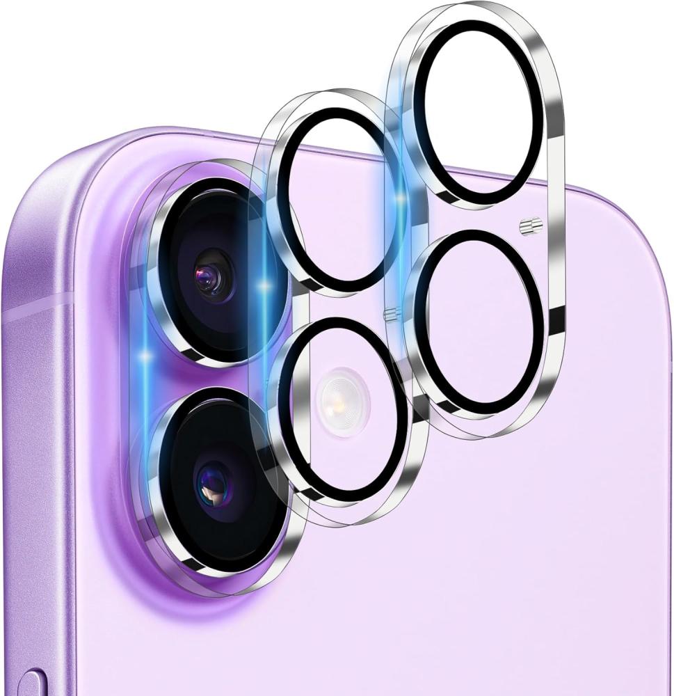  2-Pack iPhone 17 Linsskydd I Härdat Glas