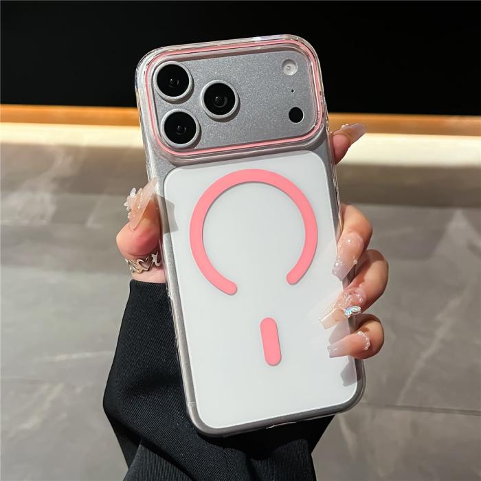Bild 2,  iPhone 18 Pro / 17 Pro Skal MagSafe Transparent/ Rosa