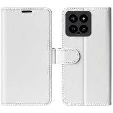  Xiaomi 14 Fodral Crazy Horse L&auml;der Vit